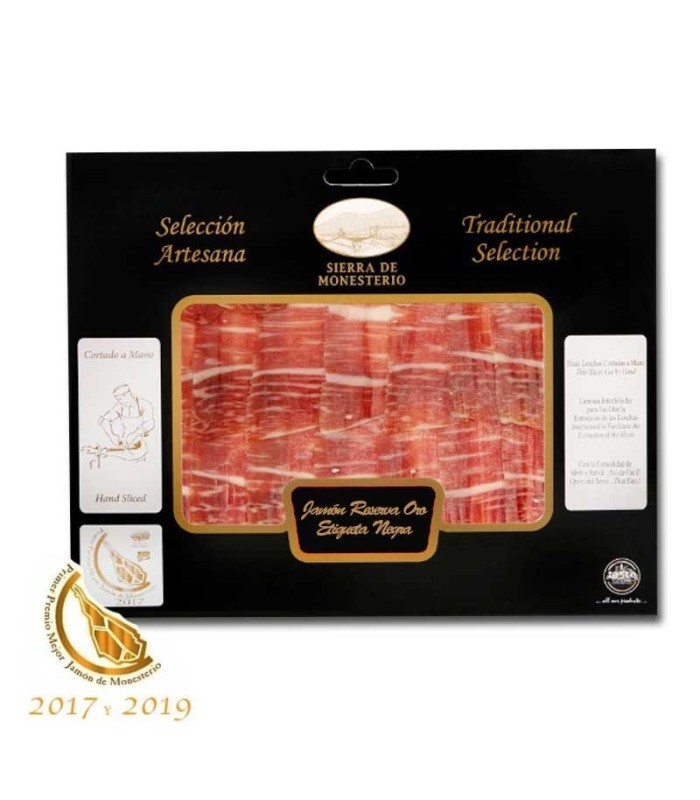 100% Ibérico Bellota Presunto Faca fatiada