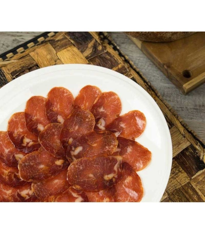 in Scheiben geschnittene 100% iberische Eichellende