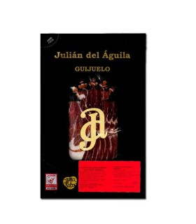 Iberische Bellota-Schulter in Scheiben geschnitten julian del aguila