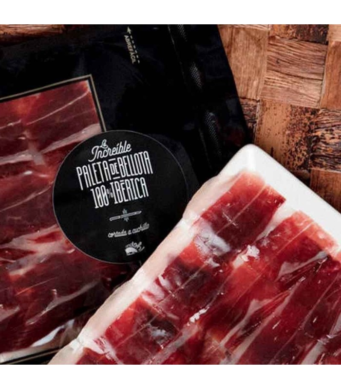 100% Iberian Bellota shoulder cut by knife (Salamanca)