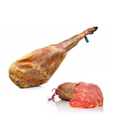 Lote Jamón de Cebo de campo Ibérico + Lomo Ibérico