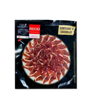 Affettato prosciutto iberico al 100% di Bellota Pata. Salamanca
