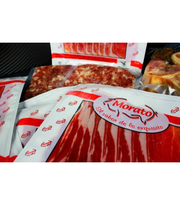 Étui tranché Jambon nourri au gland 50% ibérique, Morato