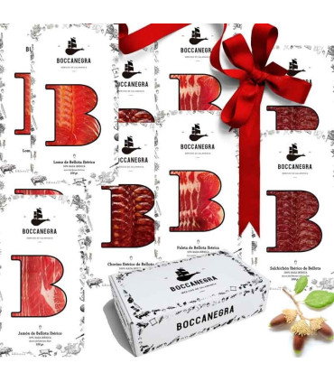 Lot Iberico Bellota Selectie Boccanegra Gesneden Bellota Ham