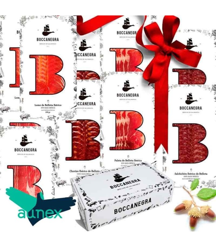 AUNEX - Pack degustación de Bellota ibérico Especial Boccanegra