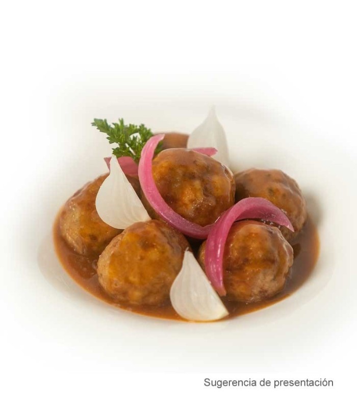 Polpette di maiale iberico con semi e zenzero (2 persone)