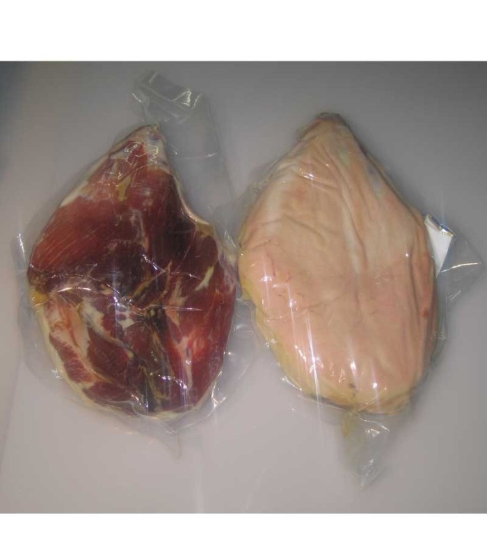 I.G.P. Trévelez Roter Schinken. Sauber und poliert. - Jamón Ibérico ohne Knochen - - 2