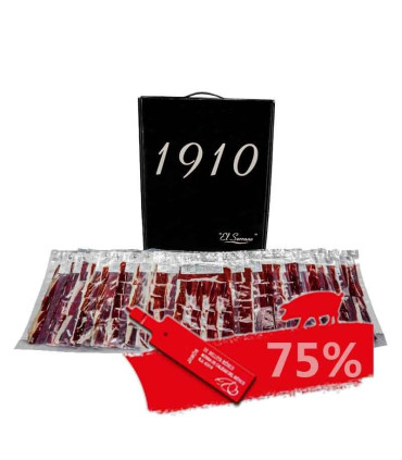 sobres jamon bellota loncheado del 75%