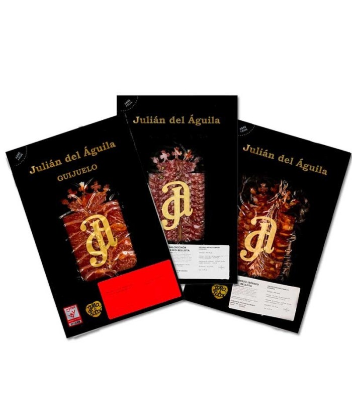 sachês de fatiamento ibérico alimentado com bolota