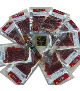 Lot ibérique de jambon nourri au gland