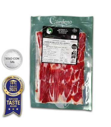 Presunto 100% ibérico fatiado com bolota