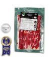 Jambon 100% ibérique tranché avec un couteau Cardene