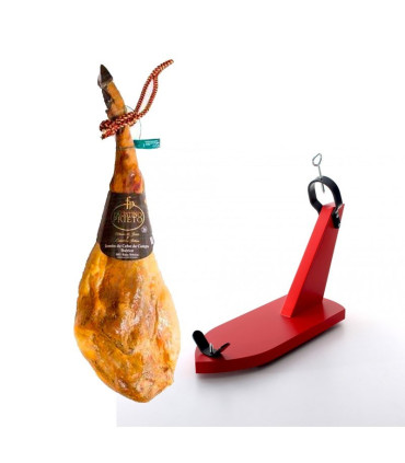 PACK Jamón de Cebo Campo 50% Ibérico + JAMONERO