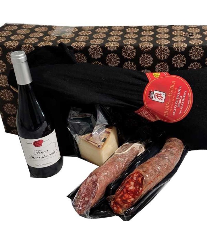 Weihnachtskorb von Bellota Schulter 50% Iberisch