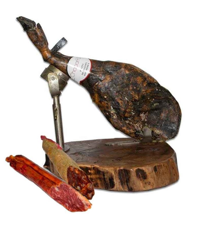 Lotto paleta bellota 100% ibérica pata negra + bellota lombo + chorizo - Lotti iberici - - 1