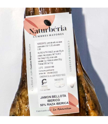 Etichetă Jamón de Bellota 50% Ibérico