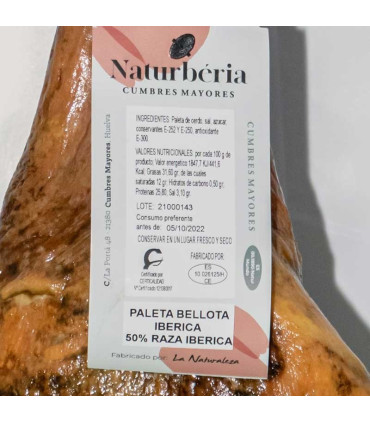 label Bellota Épaule 50% ibérique