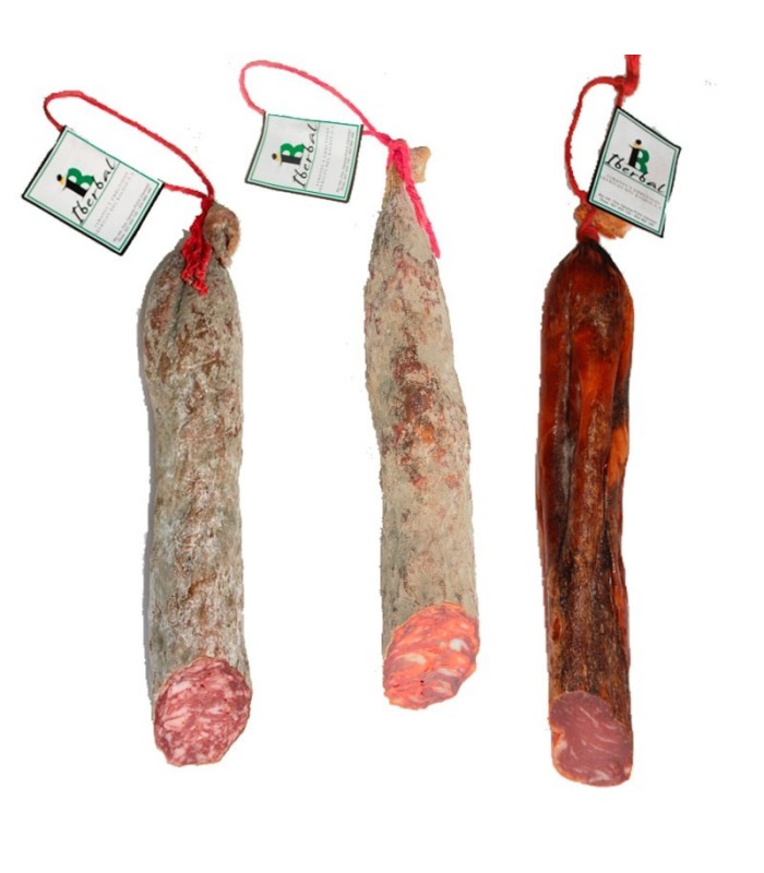 Saucisses ibériques du lot de Bellota Extremeños. Plasencia