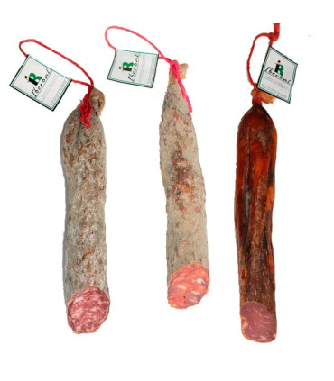 Saucisses ibériques du lot de Bellota Extremeños. Plasencia