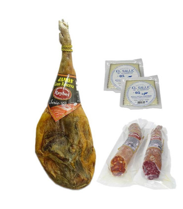 Jamón + chorizo + salchichón + queso