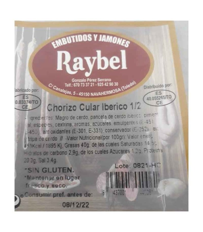 Chorizo Ingredientes