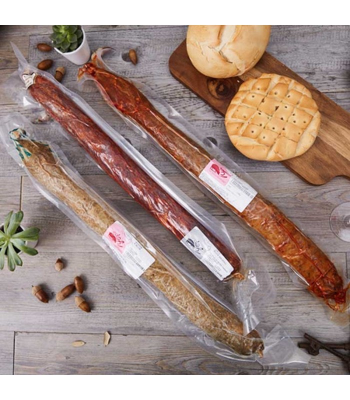 Saucisses Bellota ibériques du lot. Salamanque