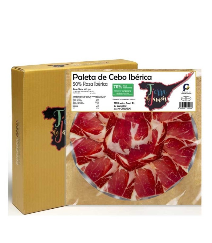 Cutie de paleta cebo pliculețe de ibéricade curse 50%
