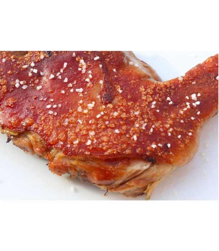 Detail boneless shoulder Iberian suckling pig