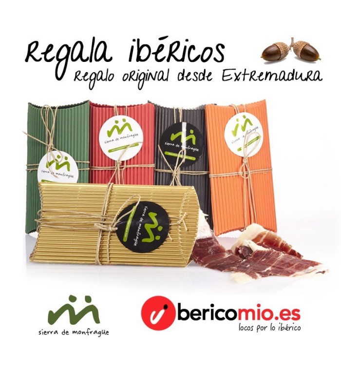 Give Iberian Gifts - Pack Iberian ham and Iberian sausage Extremadura
