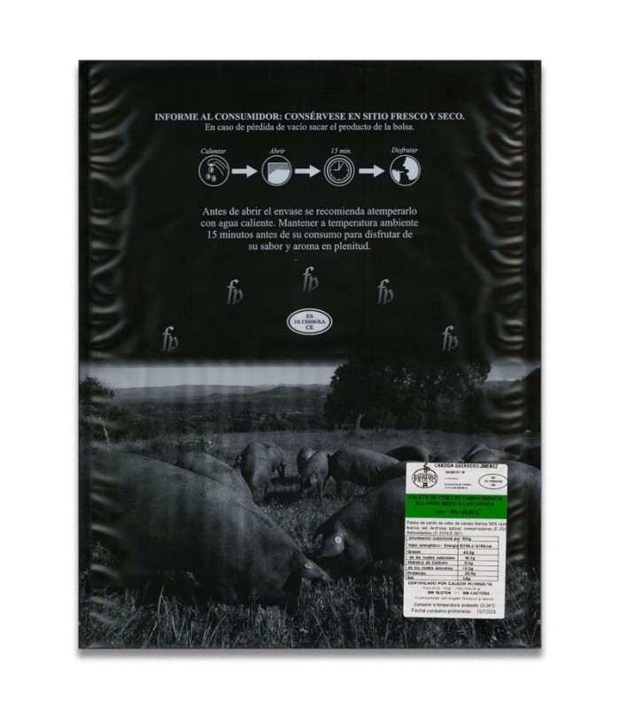 Ingrédients Épaule ibérique tranchée