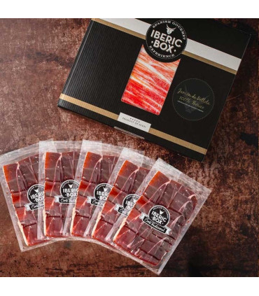 Sachets van 100% Iberische Bellota ham