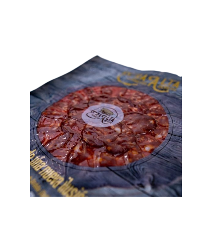 Chorizo Bellota affettato 100% razza iberica. Era Alta