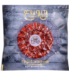 Chorizo Bellota fatiado raça 100% ibérica. Era Alta