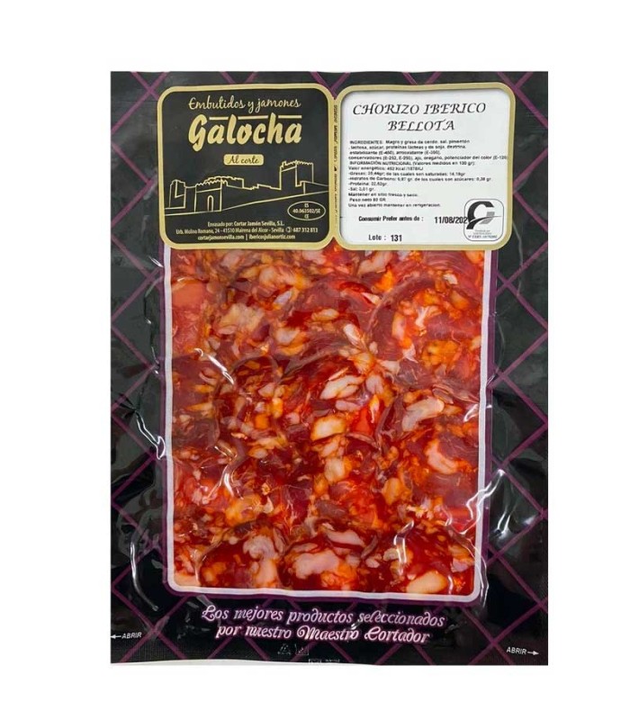 Lot de carne feliată iberică din bellota