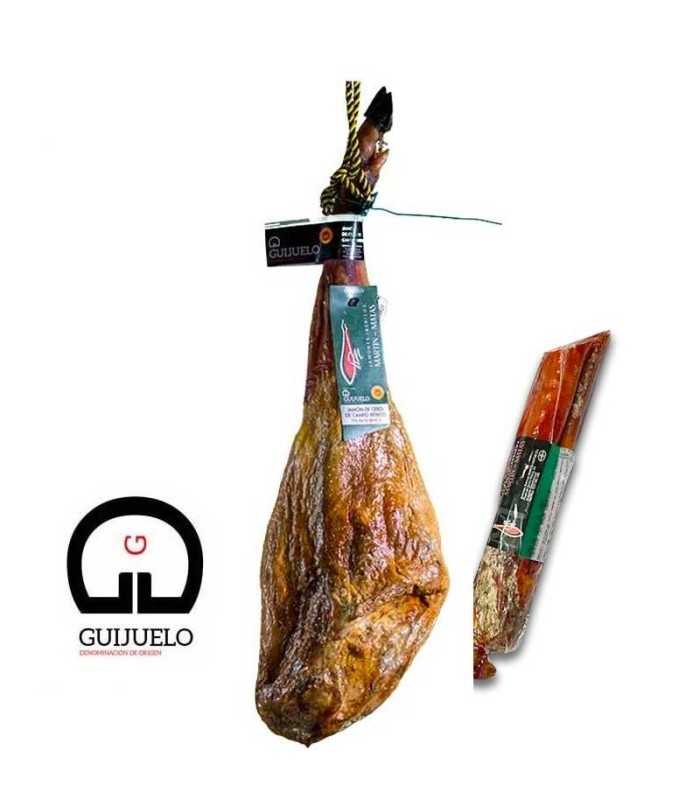 Lote Jamón Cebo de Campo 75% Ibérico DOP Guijuelo y Lomo Cebo Campo