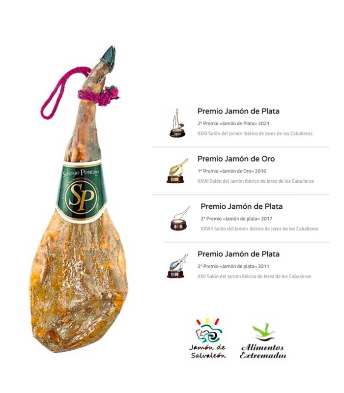 Señorío Porrino 4* Ham. Salón Salón Jamón Jerez de Los Caballeros Award - Jamones Fuera de Norma - - 1