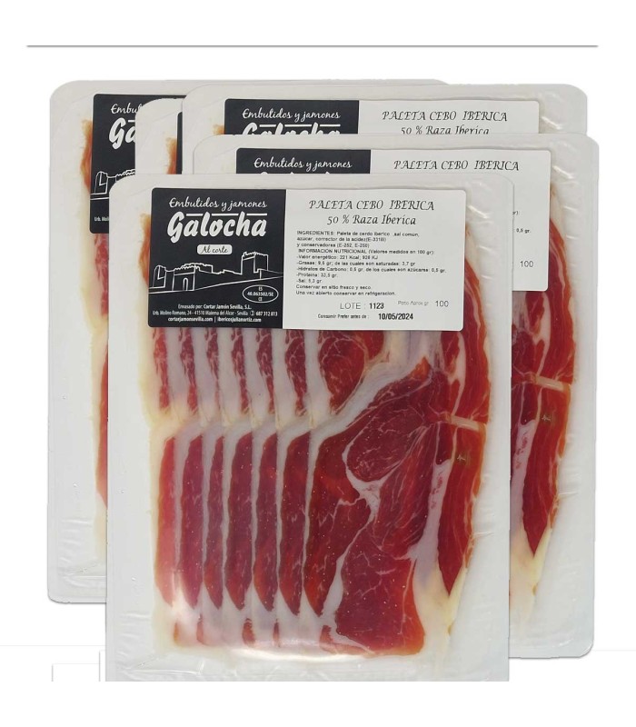 paleta de cebo ibérico