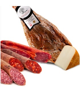 Lote de Jamón de Cebo 50% ibérico Guijuelo. Hermanos Martín Sánchez.
