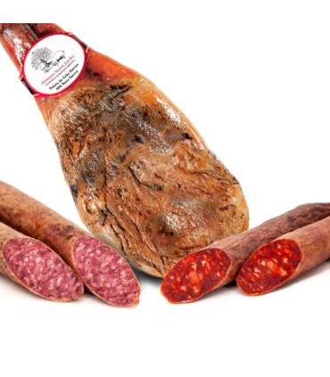 O mulțime de paleta de cebo 50% ibérico. Frații Martín Sánchez Guijuelo.