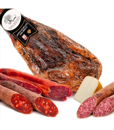 O lote Jamón de Bellota 100% ibérico. Hermanos Martín Sánchez Guijuelo. - Lotes ibéricos - - 1