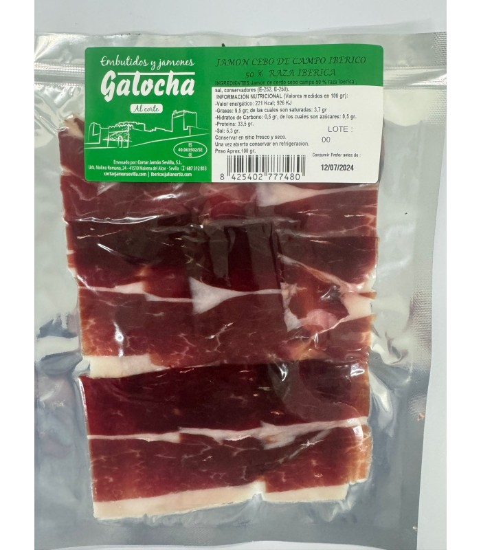 Sachets cebo de campo Ham 50% knife ibérico - Seville - sliced Jamón Ibérico - - 2