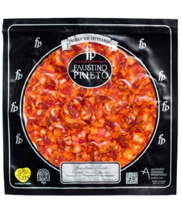 Felii chorizo și salchichón Ibérico de bellota Faustino Prieto - Cârnați Ibérico - - 1