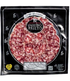 Sliced Chorizo and Salchichón Ibérico de bellota Faustino Prieto - Sausage Ibérico - - 1 2