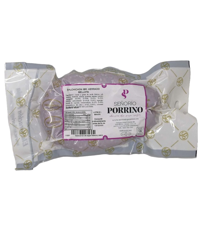 Salchichón Ibérico Herrado de Bellota