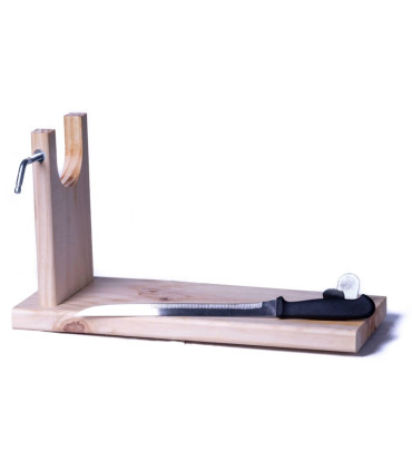 Porte-jambon et couteau