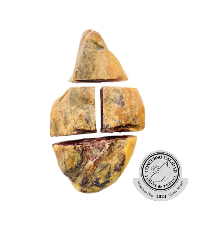 Boneless PDO Teruel ham in 4 pieces - Castelfrío