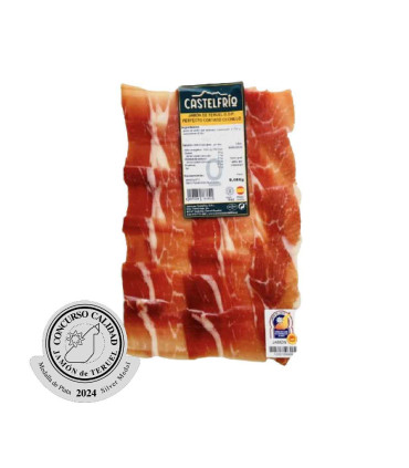 PDO Teruel Ham Cut with a knife - Castelfrío