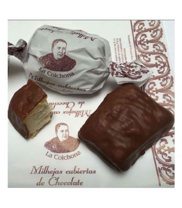 Chocolate-covered millefeuille