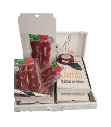 In Scheiben geschnitten Jamón de Bellota 50% ibérico