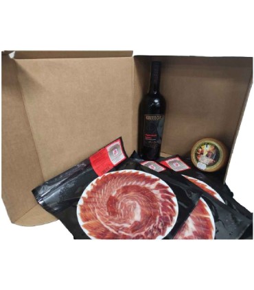 Coș de Jamón de Bellota 75% Ibérica. Tăierea cuțitului